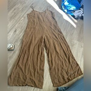 La Fee Maraboutee Women's Sleeveless linen romper size EU 44